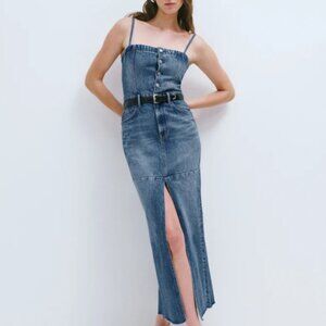 Reformation Tazz Maxi Denim Dress
